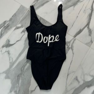 One Piece Black Swimsuit